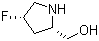 (2S,4S)-4-Fluoro-2-pyrrolidinemethanol molecular structure (CAS 791060-66-7)
