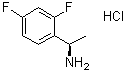 结构式 CAS# 791098-81-2, [(R)-1-(2,4-二氟苯基)乙基]胺盐酸盐
