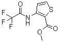3-(2,2,2-Trifluoroacetylamino)thiophene-2-carboxylic acid methyl ester molecular structure (CAS 79128-68-0)