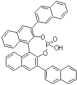 结构式 CAS# 791616-56-3, (11bR)-4-羟基-2,6-二-2-萘基-二萘并[2,1-d:1',2'-f][1,3,2]二氧杂磷杂卓 4-氧化物