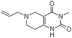 5,6,7,8-Tetrahydro-3-methyl-6-(2-propen-1-yl)-pyrido[4,3-d]pyrimidine-2,4(1H,3H)-dione molecular structure (CAS 792881-35-7)