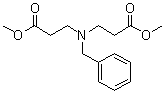 structure of CAS# 793-19-1, 3,3'-(Benzylimino)dipropionic acid dimethyl ester;N,N-Bis[2-(methoxycarbonyl)ethyl]benzylamine; NSC 54971