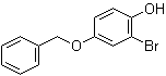 结构式 CAS# 79352-66-2, 4-苄氧基-2-溴苯酚