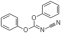 结构式 CAS# 79463-77-7, N-氰基羰亚胺二苯基酯; 二苯基硝酸氰