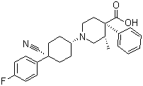 Levocabastine molecular structure (CAS 79516-68-0)