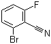 2-Bromo-6-fluorobenzonitrile molecular structure (CAS 79544-27-7)