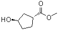 结构式 CAS# 79590-84-4, 反式-3-羟基环戊烷羧酸甲酯