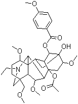 草乌甲素分子结构 (CAS 79592-91-9)
