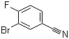 结构式 CAS# 79630-23-2, 3-溴-4-氟苯甲腈