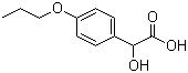 structure of CAS# 79694-16-9, 4-Propoxylmandelic acid