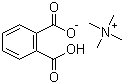 Tetramethylammonium hydrogenphthalate molecular structure (CAS 79723-02-7)