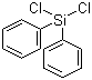 二苯二氯硅烷分子结构 (CAS 80-10-4)