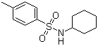 N-Cyclohexyl-4-methylbenzenesulfonamide molecular structure (CAS 80-30-8)