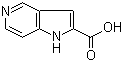 5-Azaindole-2-carboxylic acid molecular structure (CAS 800401-65-4)