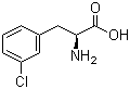 结构式 CAS# 80126-51-8, 3-氯-L-苯丙氨酸