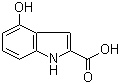 structure of CAS# 80129-52-8, 4-Hydroxy-1H-indole-2-carboxylic acid