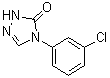 4-(3-Chlorophenyl)-2,4-dihydro-3H-1,2,4-triazol-3-one molecular structure (CAS 80240-38-6)