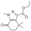Ethyl 1,4,4-trimethyl-7-oxo-4,5,6,7-tetrahydro-1H-indazole-3-carboxylate molecular structure (CAS 802541-48-6)