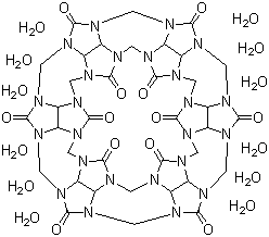 葫芦[6]脲十二水合物分子结构 (CAS 80262-44-8)