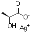 (S)-2-Hydroxypropanoic acid silver complex molecular structure (CAS 80298-33-5)