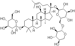 七叶胆皂甙分子结构 (CAS 80321-63-7)