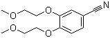 3,4-Bis(2-methoxyethoxy)benzonitrile molecular structure (CAS 80407-68-7)