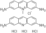 结构式 CAS# 8063-24-9, 盐酸吖啶黄