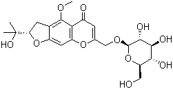 prim-O-Glucosylcimifugin molecular structure (CAS 80681-45-4)