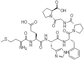 structure of CAS# 80714-61-0, Semax;L-Methionyl-L-alpha-glutamyl-L-histidyl-L-phenylalanyl-L-prolylglycyl-L-proline