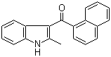 structure of CAS# 80749-33-3, (2-Methyl-1H-indol-3-yl)-1-naphthalenylmethanone