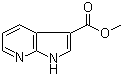 structure of CAS# 808137-94-2, Methyl 1H-pyrrolo[2,3-b]pyridine-3-carboxylate;1H-Pyrrolo[2,3-b]pyridine-3-carboxylic acid methyl ester