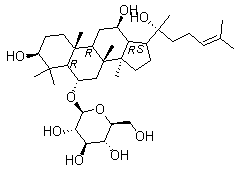 (20R)-Ginsenoside Rh1 molecular structure (CAS 80952-71-2)