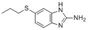 structure of CAS# 80983-36-4, Albendazole EP Impurity A;5-(propylthio)-1H-benzimidazol-2-amine
