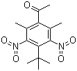 Musk ketone molecular structure (CAS 81-14-1)