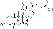 Dehydrocholic acid molecular structure (CAS 81-23-2)