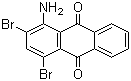 1-氨基-2,4-二溴蒽醌分子结构 (CAS 81-49-2)