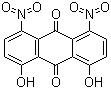 1,8-二羟基-4,5-二硝基蒽醌分子结构 (CAS 81-55-0)