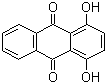 structure of CAS# 81-64-1, Solvent Orange 86;1,4-Dihydroxy-9,10-anthracenedione; C.I. 58050; Quinizarin; 1,4-Dihydroxyanthraquinone