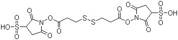 3,3'-Dithiobis(sulfosuccinimidylpropionate) molecular structure (CAS 81069-02-5)
