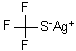 Silver trifluoromethanethiolate molecular structure (CAS 811-68-7)