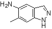 6-Methyl-1H-indazol-5-amine molecular structure (CAS 81115-45-9)