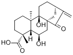 ent-6,9-Dihydroxy-15-oxo-16-kauren-19-oic acid molecular structure (CAS 81264-00-8)