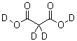 structure of CAS# 813-56-9, Malonic acid-d<sub>4</sub>;Tetradeuteriomalonic acid
