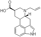 6-(2-Propenyl)dihydrolysergic acid molecular structure (CAS 81409-74-7)