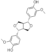 (-)-Pinoresinol molecular structure (CAS 81446-29-9)