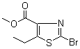structure of CAS# 81569-46-2, Methyl 2-bromo-5-ethylthiazole-4-carboxylate;2-Bromo-5-ethyl-4-thiazolecarboxylic acid methyl ester