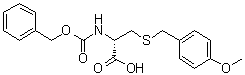 S-(4-Methyloxybenzyl)-N-benzyloxycarbonyl-D-cysteine molecular structure (CAS 816446-81-8)