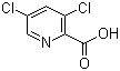 structure of CAS# 81719-53-1, 3,5-Dichloro-2-pyridinecarboxylic acid;3,5-Dichloropyridine-2-carboxylic acid