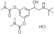 Bambuterol hydrochloride molecular structure (CAS 81732-46-9)