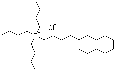 Tributyltetradecylphosphonium chloride molecular structure (CAS 81741-28-8)